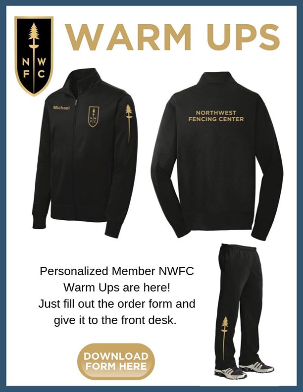 Warm Ups for members of the NWFC - download form here.