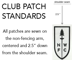 NWFC Club Patch Placement Standards