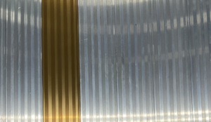 Gold stripe on strip donate background about page