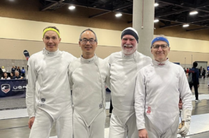 Men's Epee Team at Summer Nationals 2023